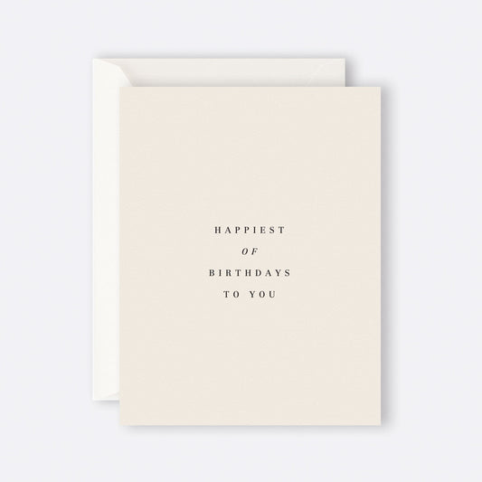 Father Rabbit Happiest Of Birthdays Card