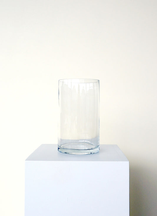 Glass cylinder vase
